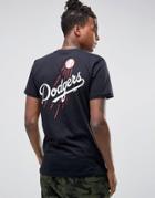 New Era La Dodgers T-shirt With Back Print - Black