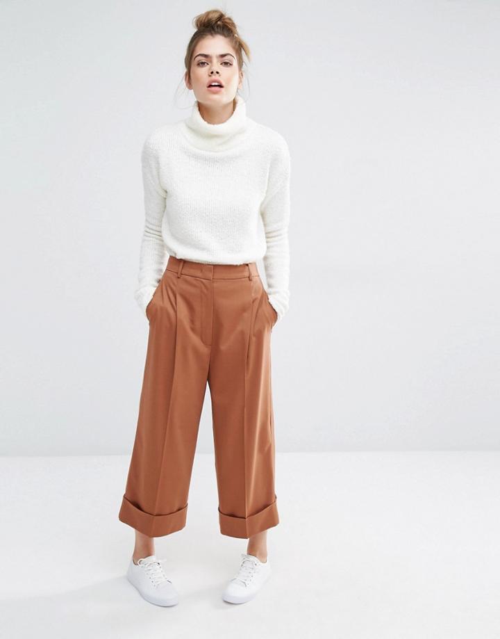 Sportmax Code Mana Cropped Pants - 003 Tobacco