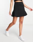 Lacoste Pleated Tennis Skirt In Black