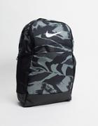 Nike Training Camo Backpack In Black