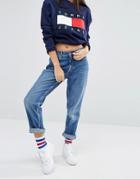 Tommy Jeans Mom Jeans - Blue