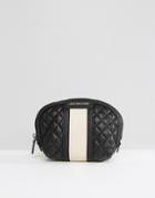 Love Moschino Quilted Makeup Bag - Black