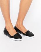 Zaxy City Flat Shoes - Black
