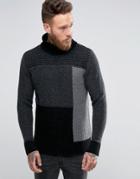 Nudie Dag Rollneck Sweater - Gray
