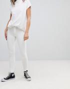 Pieces Five Betty Superstretch Skinny Jeans - White