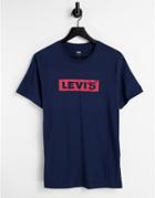 Levi's Box Tab Logo T-shirt In Navy