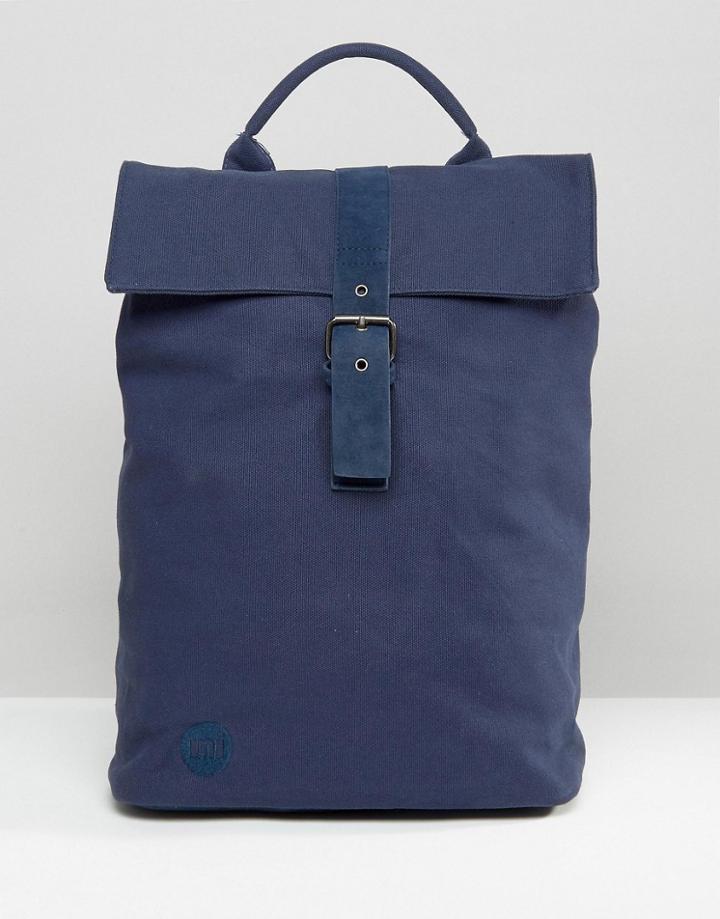 Mi-pac Canvas Day Pack Backpack Navy - Navy