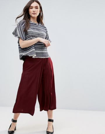 D.ra Oversized Culottes - Red