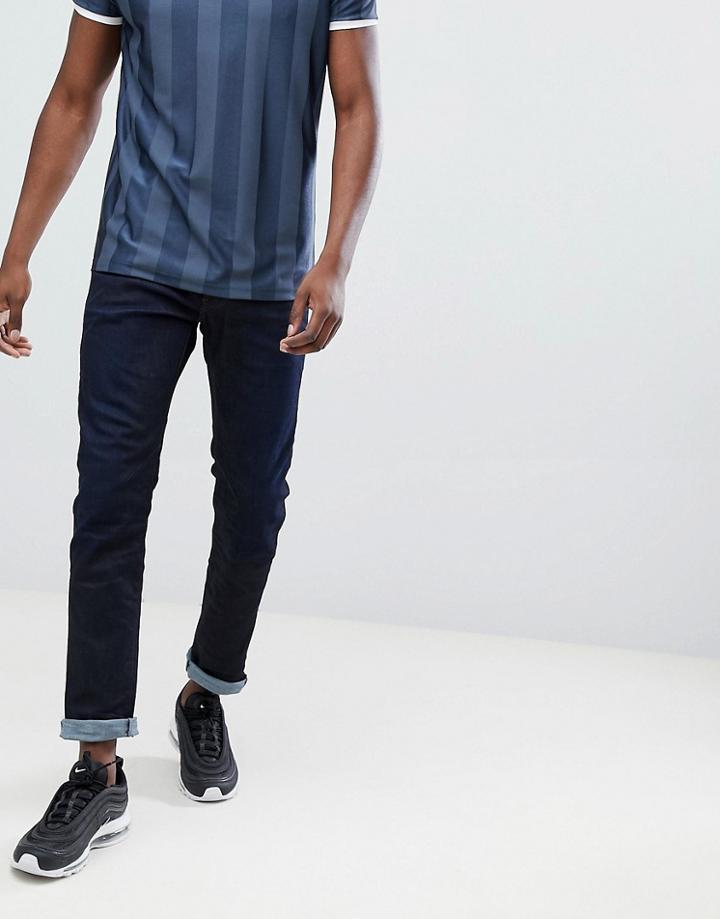 G-star D-staq Slim Jeans Dark Aged - Blue