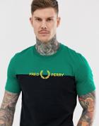 Fred Perry Sport Graphic T-shirt In Green - Green