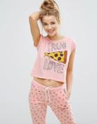 Undiz Killiz Pizza T-shirt - Pink