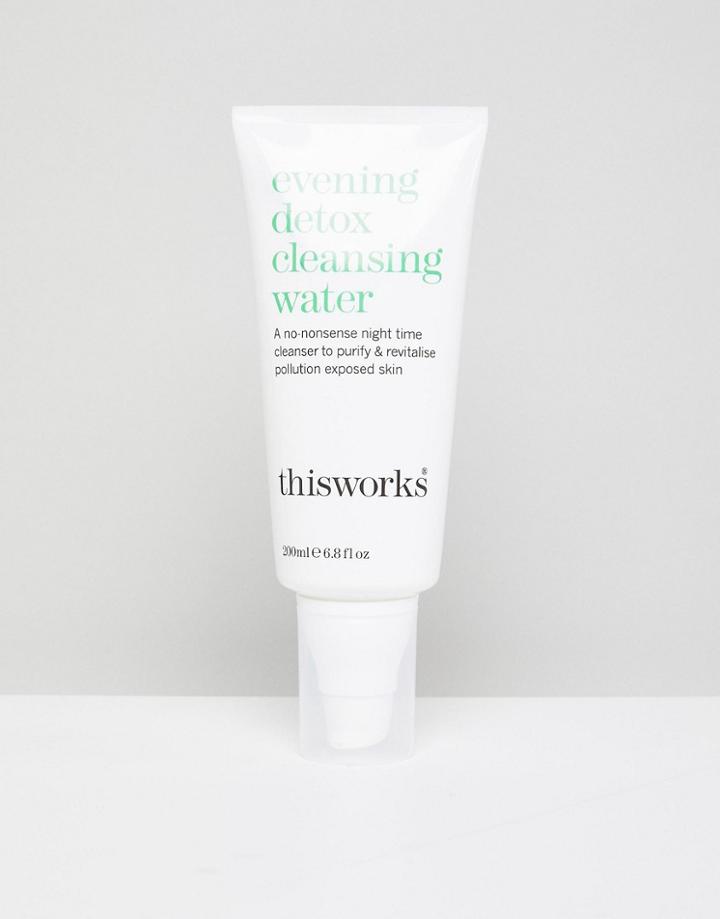 This Works Evening Detox Cleansing Water 200ml - Clear