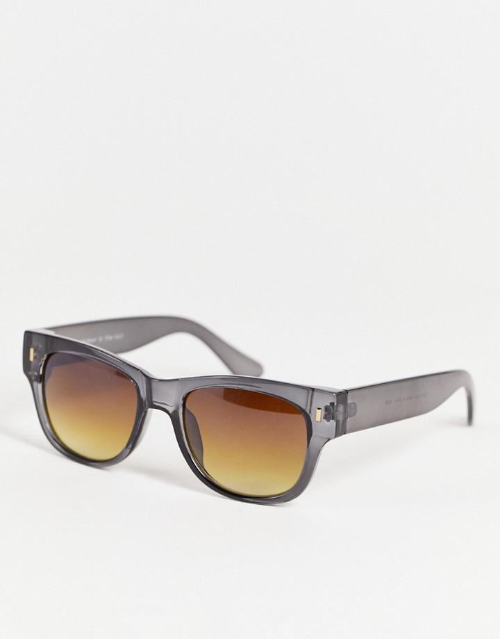 Aj Morgan Next Up Chunky Frame Sunglasses-gray