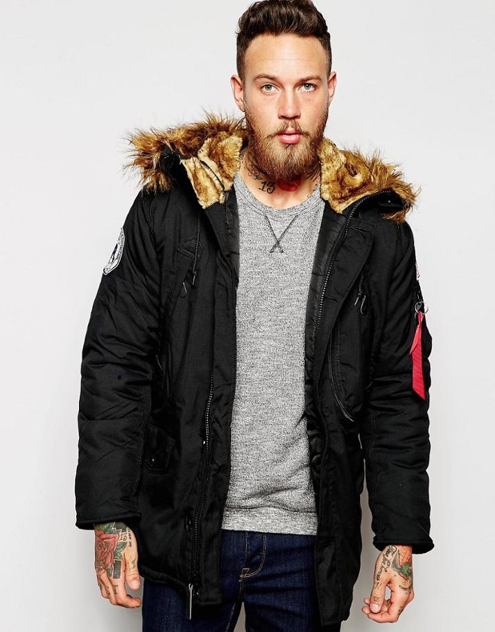 Alpha Industries Polar Parka - Black