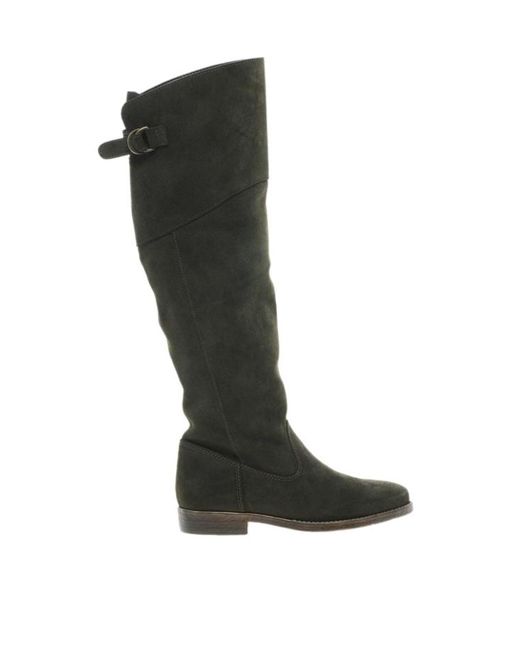 Asos Countdown Suede Knee High Boots