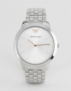 Emporio Armani Ar2484 Ladies Stainless Steel Watch-silver