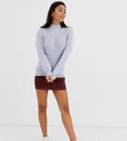 Y.a.s Petite Textured High Neck Knitted Sweater