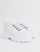 Public Desire Biggie White Chunky Sneakers - White