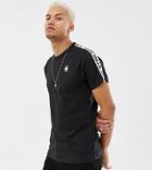 G-star Satur Raglan Taped T-shirt In Black - Black