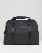 Lyle & Scott Reflective Logo Carryall In Black - Black