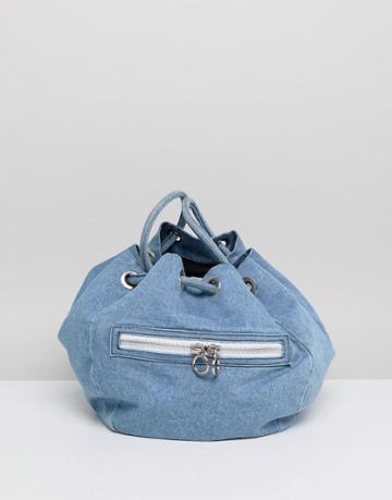Gestuz Denim Grab Bag - Blue