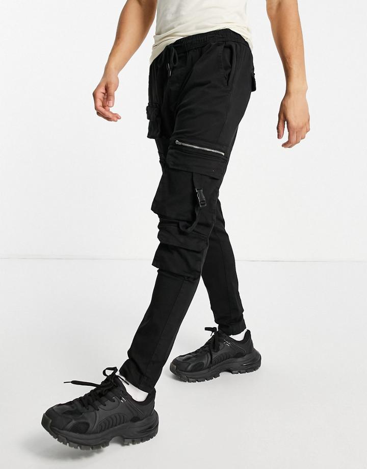 Good For Nothing Skinny Cargo Pants In Black