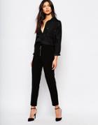 Mango Tailored Pant - Black