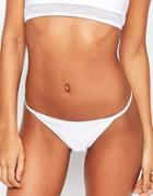 Evil Twin Great White Triangle Bikini Bottoms - White