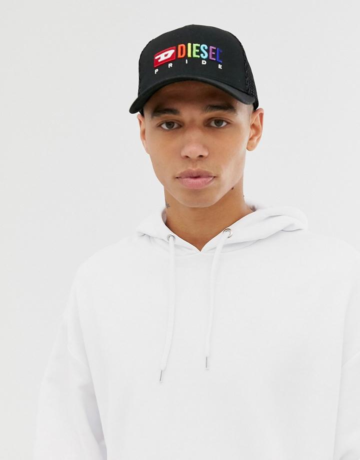 Diesel Pride Logo Cap In Black