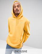 Puma Oversized Hoodie In Yellow Exclusive To Asos - Yellow