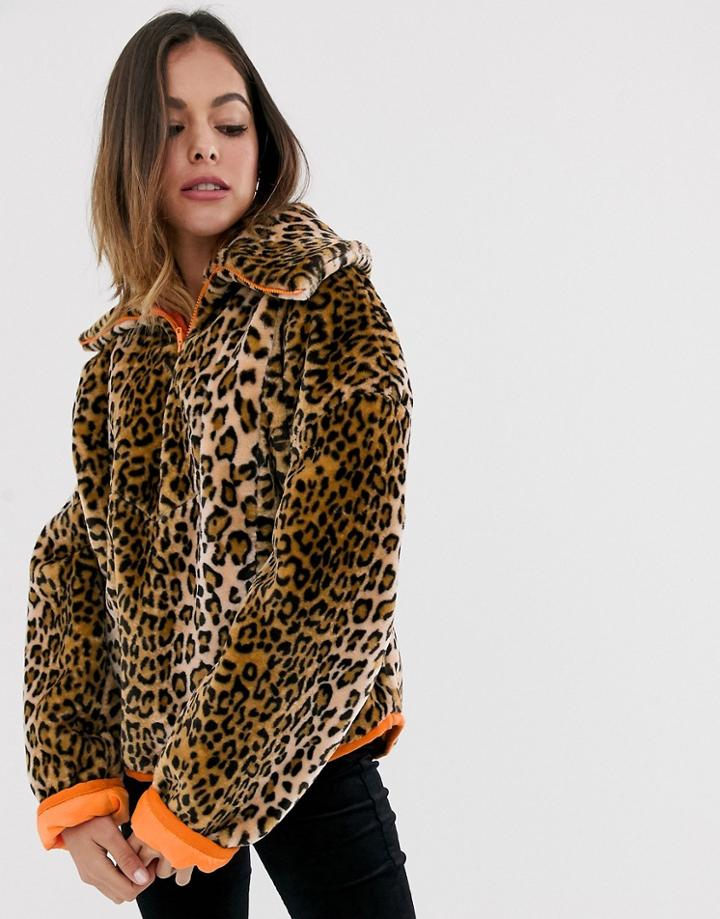 Moon River Leopard Print Fleece