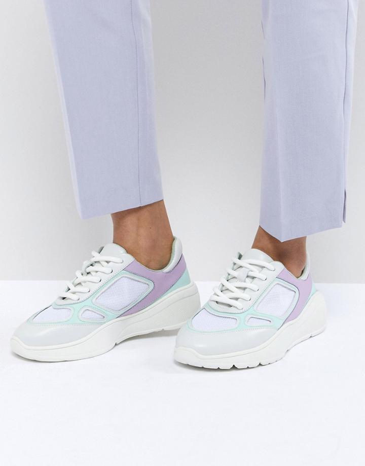 Steve Madden Current Chunky Sole Sneaker - White