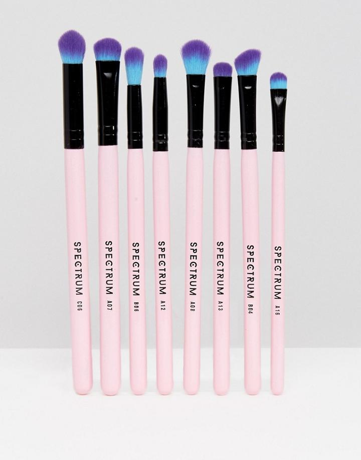 Spectrum 8 Piece Eye Blending Brush Set - Clear