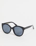 A.kjaerbede Womens Oversized Sunglasses In Black