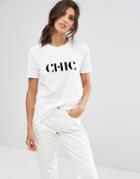 Selected Femme Chic T-shirt - White