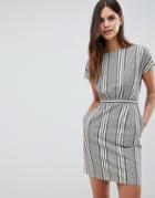 Uttam Boutique Checked Shift Dress - Black