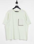 Another Influence Boxy Oversize Pocket T-shirt In Mint-green