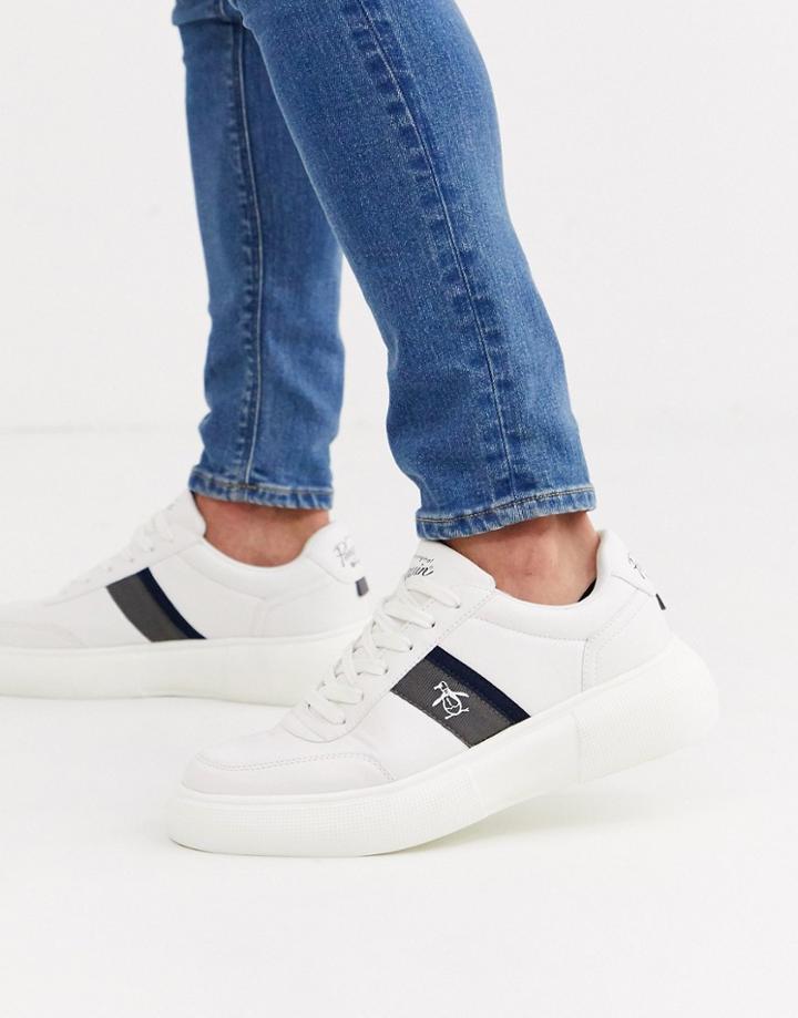 Original Penguin Slay Chunky Sneaker In White - White