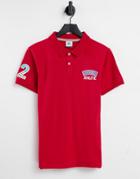 Russell Athletic Logo Polo Top In Red