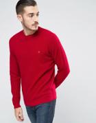 Farah Bracknell Crew Neck Sweater - Red
