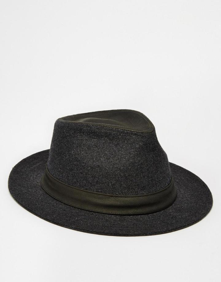 Goorin Big Tuna Fedora Hat - Gray