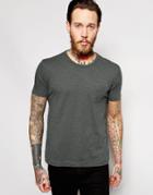 Ymc T-shirt With Pocket In Gray - Charcoa