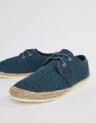 Kg By Kurt Geiger Lace Up Espadrilles - Blue