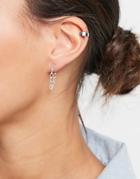 Topshop Clean Minimal Ear Cuff In Silver