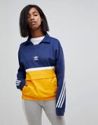 Adidas Originals Nova Color Block Pullover Jacket - Navy