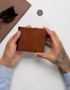 Ted Baker Wallet Splitz In Leather - Brown