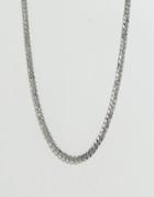 Asos Short Neckchain In Silver - Silver