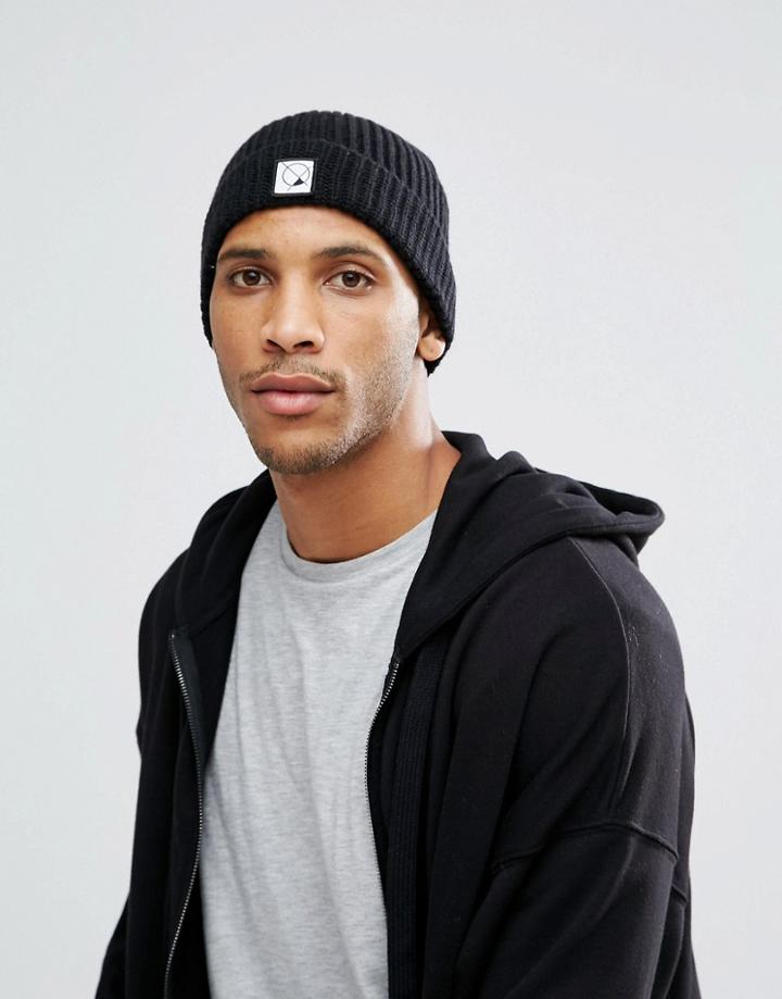 7x Classic Beanie Hat - Black