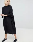 Weekday T-shirt Maxi Dress - Black