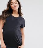 Asos Maternity The Ultimate T-shirt With Crew Neck - Black